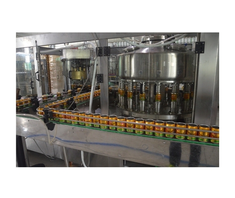 Máquina de llenado de latas metálicas para la línea de embalaje de latas completas