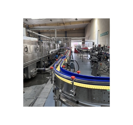 Completa planta de llenado de botellas de vidrio de cerveza con tecnología de llenado de jugo eléctrico