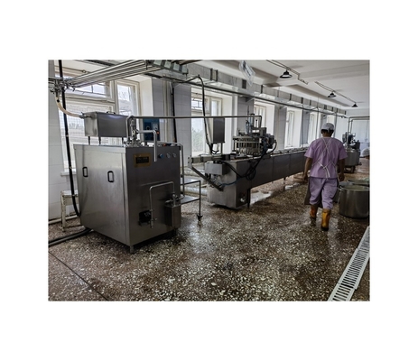 Máquina de fabricación de helados de control automático para solución de planta de producción personalizable