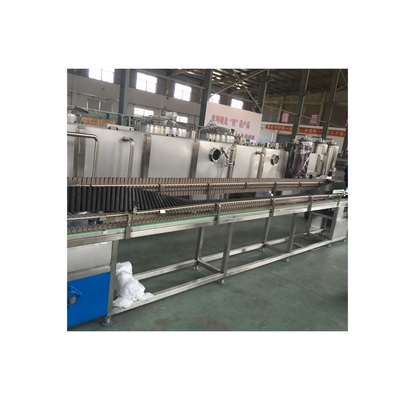 Esterilizador automático de jugo de vidrio PET de 800 kg para segunda esterilización en línea