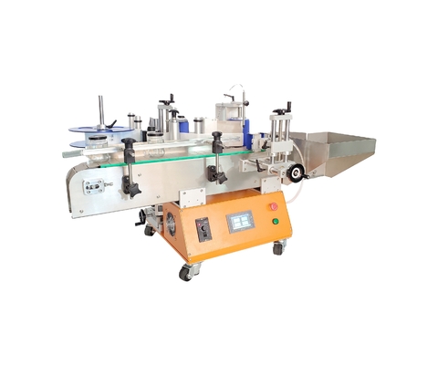 Máquina de etiquetado autoadhesivo de botellas tipo escritorio para etiquetado preciso de productos alimenticios