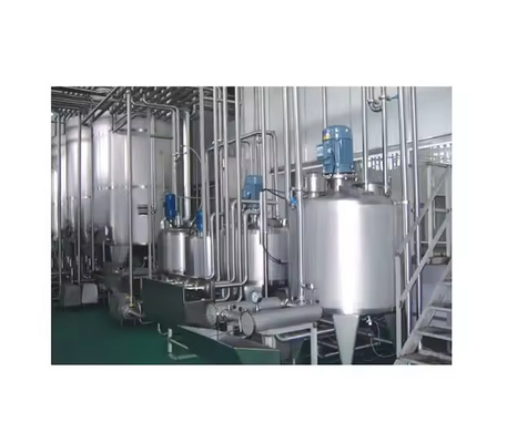 Máquina de línea de producción de yogur SUS304 Sistema de producción láctea