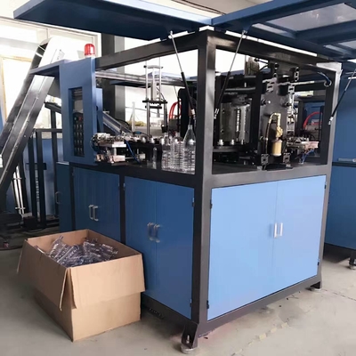 Máquina automática de moldeo por soplado de 120BPH con sistema de calefacción infrarroja y trazo de moho de 200 mm