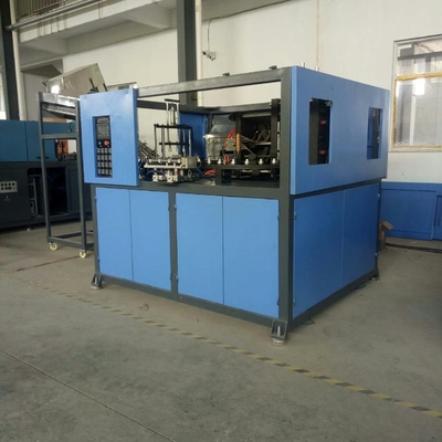 Máquina eléctrica automática de soplar botellas de PET de 120BPH con sistema de calefacción infrarroja y 12 cabezas de tapa