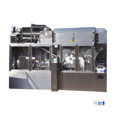 Máquina de llenado de cartón para todo tipo de jugo, leche, crema fina, bebidas lácteas y jugo de cereales