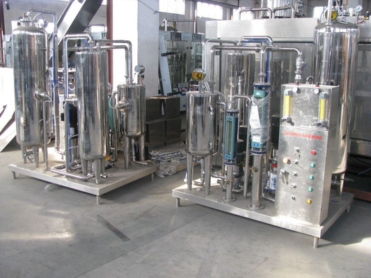 Mezclador de bebidas de cola con alto contenido de gas con 3 kW de potencia y capacidad de 3000L/h
