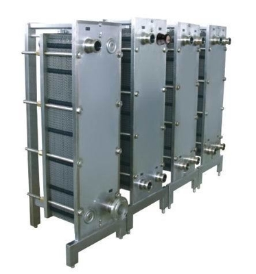 Intercambiador de calor de placas de leche de acero inoxidable para una presión de trabajo máxima de 0,7 mPa