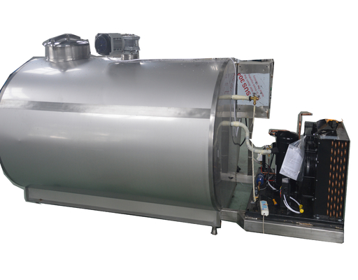 Tanque de refrigeración de leche de 4000-5000L de capacidad Equipado con compresor Copeland