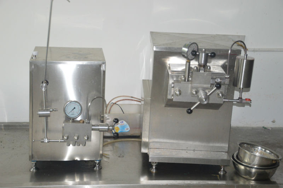 30L/H de capacidad personalizada Homogeneizador de laboratorio de leche y yogur para pequeñas industrias