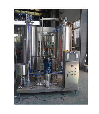 Bebidas carbonatadas máquina de hacer bebidas blandas mezcladora de bebidas CO2 para la línea de producción de llenado