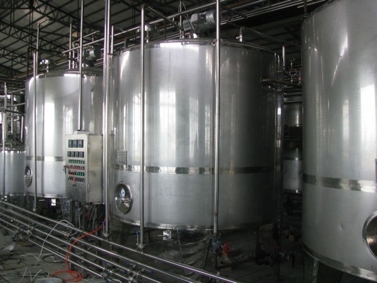 Línea de procesamiento de yogur orgánico completo automático Pasteurizante congelación homogeneizante