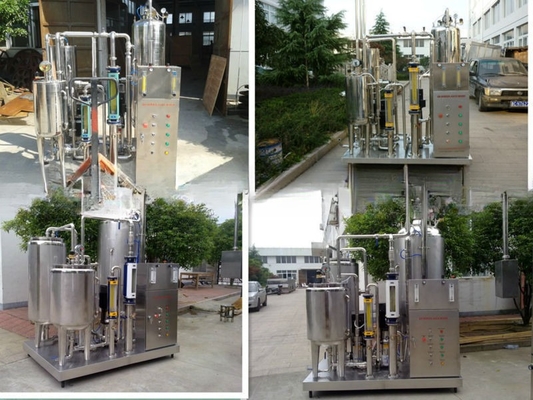 Máquina de fabricación de bebidas carbonatadas industriales de voltaje personalizado