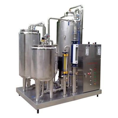 Tipo de motor eléctrico Mezclador de bebidas carbonatadas suaves totalmente automático de 1500L/h