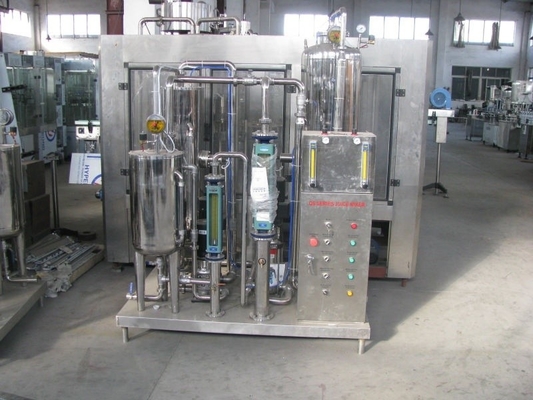 Tipo de motor eléctrico Mezclador de bebidas carbonatadas suaves totalmente automático de 1500L/h