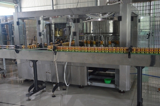 Planta de producción de bebidas de isóbaros pequeños totalmente automática y planta avanzada de llenado de latas de cola