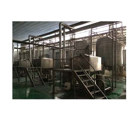 Planta de embotellado de yogur griego de 1000L/h totalmente automática para la línea de producción de bebidas alimenticias