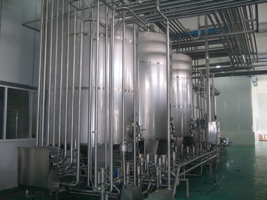 Planta de embotellado de yogur griego de 1000L/h totalmente automática para la línea de producción de bebidas alimenticias