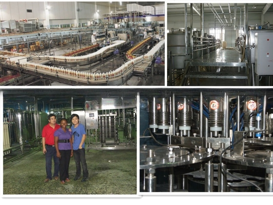 Material de llenado de agua para una planta de embotellado de agua potable al 100%