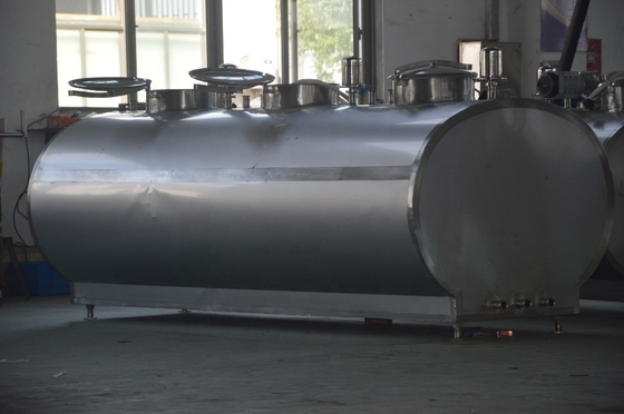 Transporte de leche con camión de acero inoxidable de volumen Tanque de recogida de leche