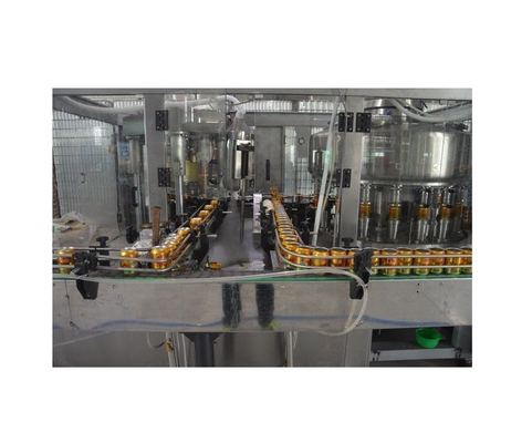 Línea eléctrica de llenado de jugo carbonatado 6000BPH para la fabricación de bebidas enlatadas