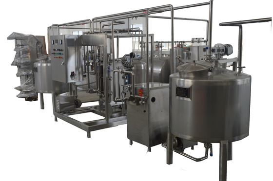 2000-60000kg Planta de producción de yogur mezclado totalmente automática para la industria láctea
