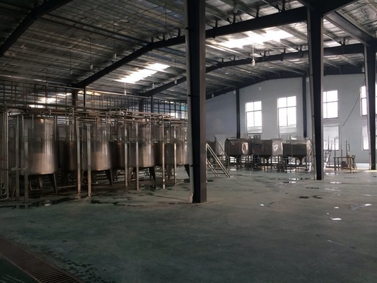 Línea de producción de leche de acero inoxidable 2200*1350*1150mm para proteínas de soja y leche de malta