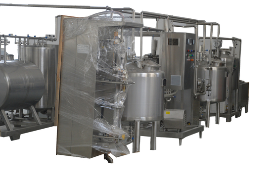 2000-60000kg Planta de producción de yogur mezclado totalmente automática para la industria láctea