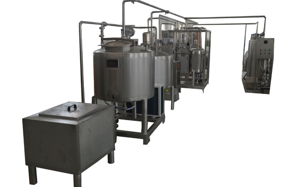 Línea de producción de leche de 300L/H La elección perfecta para el procesamiento de queso de yogur y mantequilla