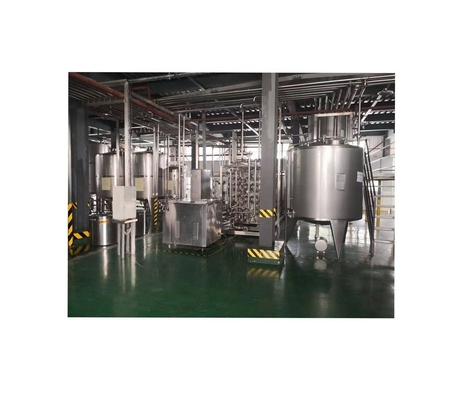 Línea de producción de yogur mezclado 500L/H para el procesamiento de leche líquida fresca
