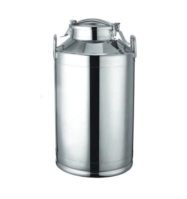 Larga vida útil y barril de leche de aluminio 100% con soporte técnico de video