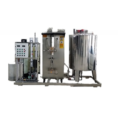 Fácil de operar Máquina de llenado de línea de producción de agua de bolsas automática completa 2000 bolsas / hora