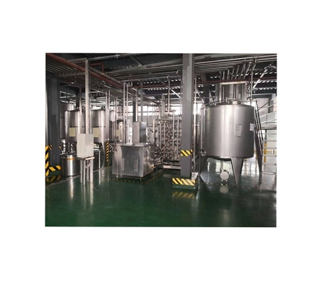 Máquina de procesamiento de leche de cabra de alta calidad Línea de procesamiento de yogur para congelación y homogeneización