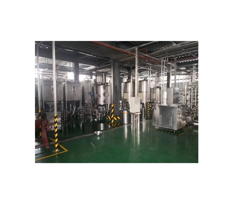 Máquina de procesamiento de leche de cabra de alta calidad Línea de procesamiento de yogur para congelación y homogeneización