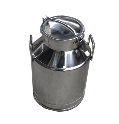 Contenedor de leche de aluminio sanitario de alimentos con tapa de 5,5 kg para almacenamiento de calidad alimentaria