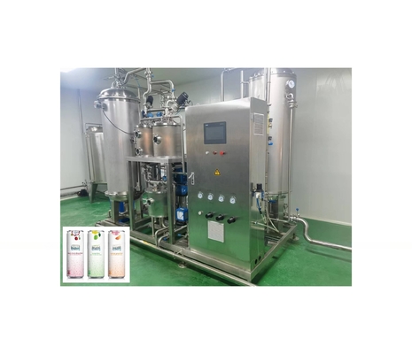 Mezcladora de bebidas carbonatadas para la producción y mezcla de refrescos