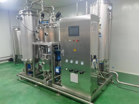 Mezclador de bebidas carbonatadas con gas de CO2 en 2150*1700*2300 Tamaño para la fabricación de bebidas