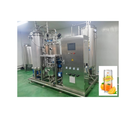 Mezclador de bebidas carbonatadas con gas de CO2 en 2150*1700*2300 Tamaño para la fabricación de bebidas