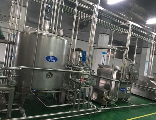 Planta de procesamiento de leche UHT de acero inoxidable 304/316 de 60 kW para la producción de alta capacidad
