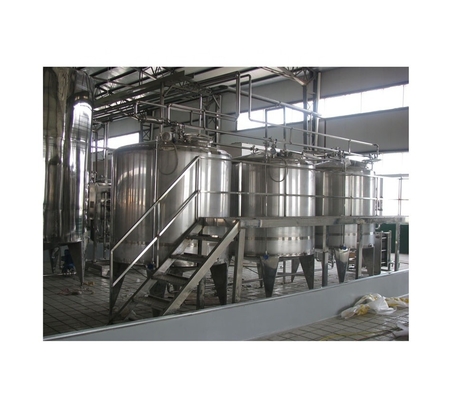 Planta de procesamiento de leche pasteurizada llave en mano con voltaje personalizado y diseño variable