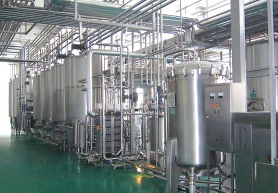 Planta de procesamiento de leche pasteurizada llave en mano con voltaje personalizado y diseño variable