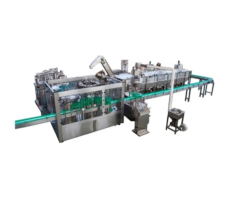 Planta de embotellado de agua espumosa de 6000 b/h totalmente automática para una producción rápida y fácil