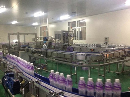 Planta de embotellado de agua espumosa de 6000 b/h totalmente automática para una producción rápida y fácil