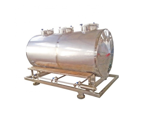 Sistema de limpieza CIP duradero para la línea de procesamiento de leche 0.6-0.8 Mpa Presión de entrada de aire comprimido