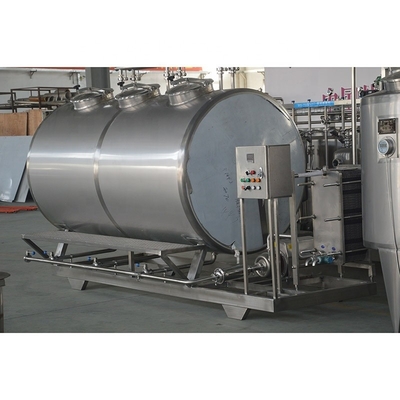Sistema de limpieza CIP duradero para la línea de procesamiento de leche 0.6-0.8 Mpa Presión de entrada de aire comprimido