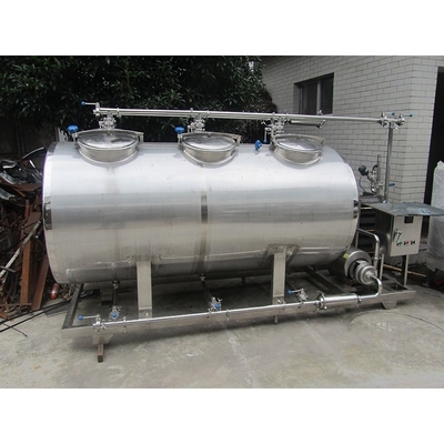 Sistema de limpieza CIP duradero para la línea de procesamiento de leche 0.6-0.8 Mpa Presión de entrada de aire comprimido