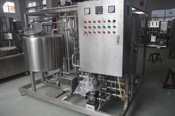 Instalación de mezcla de helados de taza de pequeña capacidad de 200L/h con voltaje 380V/440V