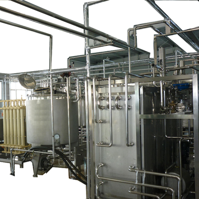 Instalación de procesamiento de productos lácteos de acero inoxidable de 3000L/h para leche, yogur, queso, mantequilla y helados