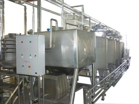 Instalación de procesamiento de productos lácteos de acero inoxidable de 3000L/h para leche, yogur, queso, mantequilla y helados