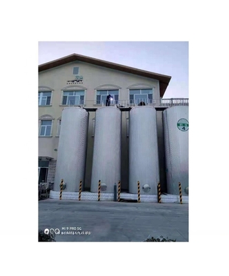 220V/380V Silos aislados de tensión para almacenamiento de leche para la planta de fabricación