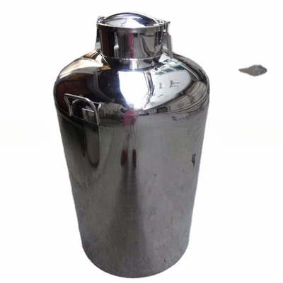 Latas de leche de acero inoxidable de 15 kg con larga vida útil y construcción pesada
